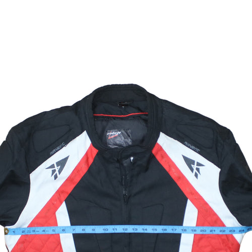Roleff Men's Black 2XL Motorcycle Jacket Waterproof Windproof