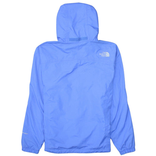 The North Face Women Blue Hooded Waterproof Rain Coat Jacket L