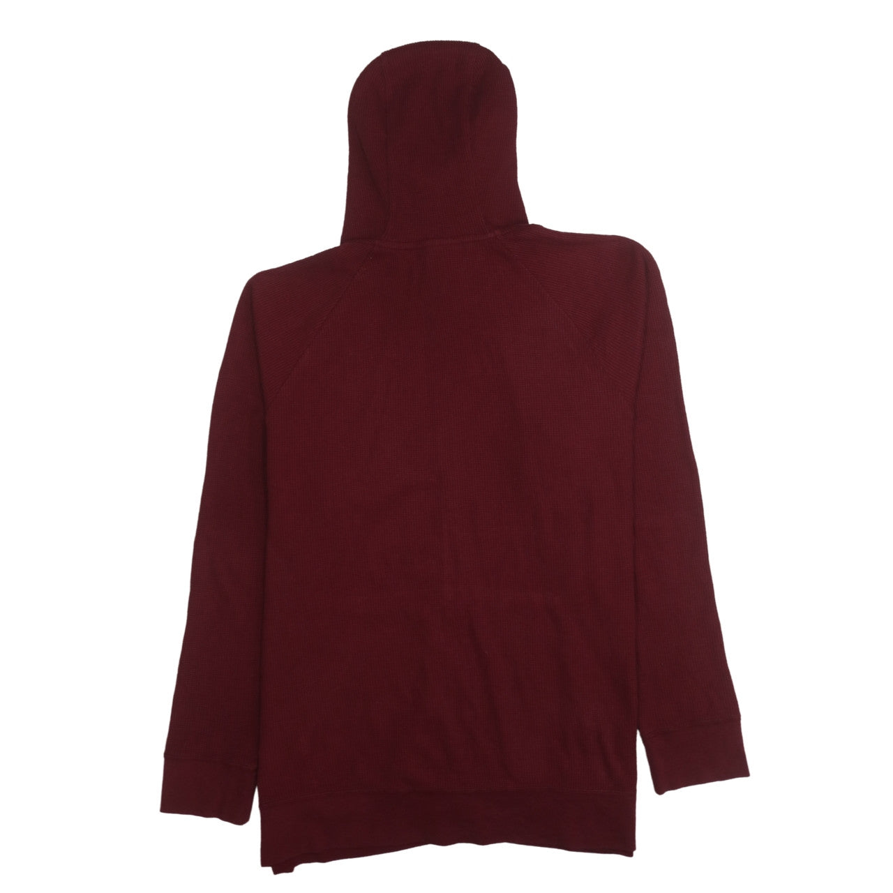 Nike Mens Burgundy Full Zip Hoodie XL Cotton Blend Casual Wear