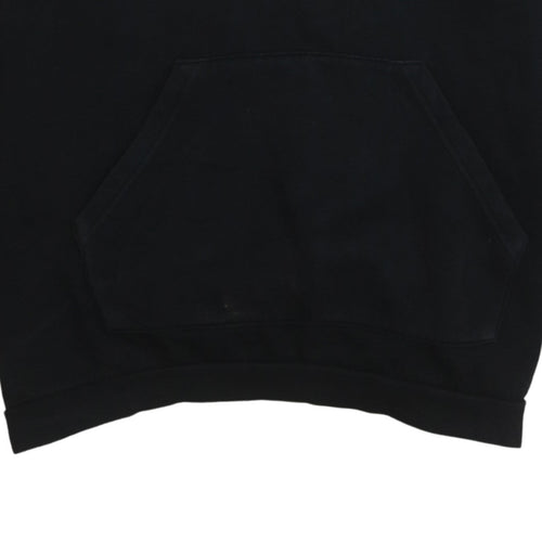Adidas Women's Black Pullover Hoodie Medium Logo Fleece Sweatshirt