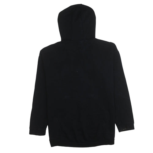Adidas Women's Black Pullover Hoodie Medium Logo Fleece Sweatshirt