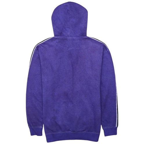 Champion Men's Purple Pullover Hoodie Small Logo Tape Long Sleeve