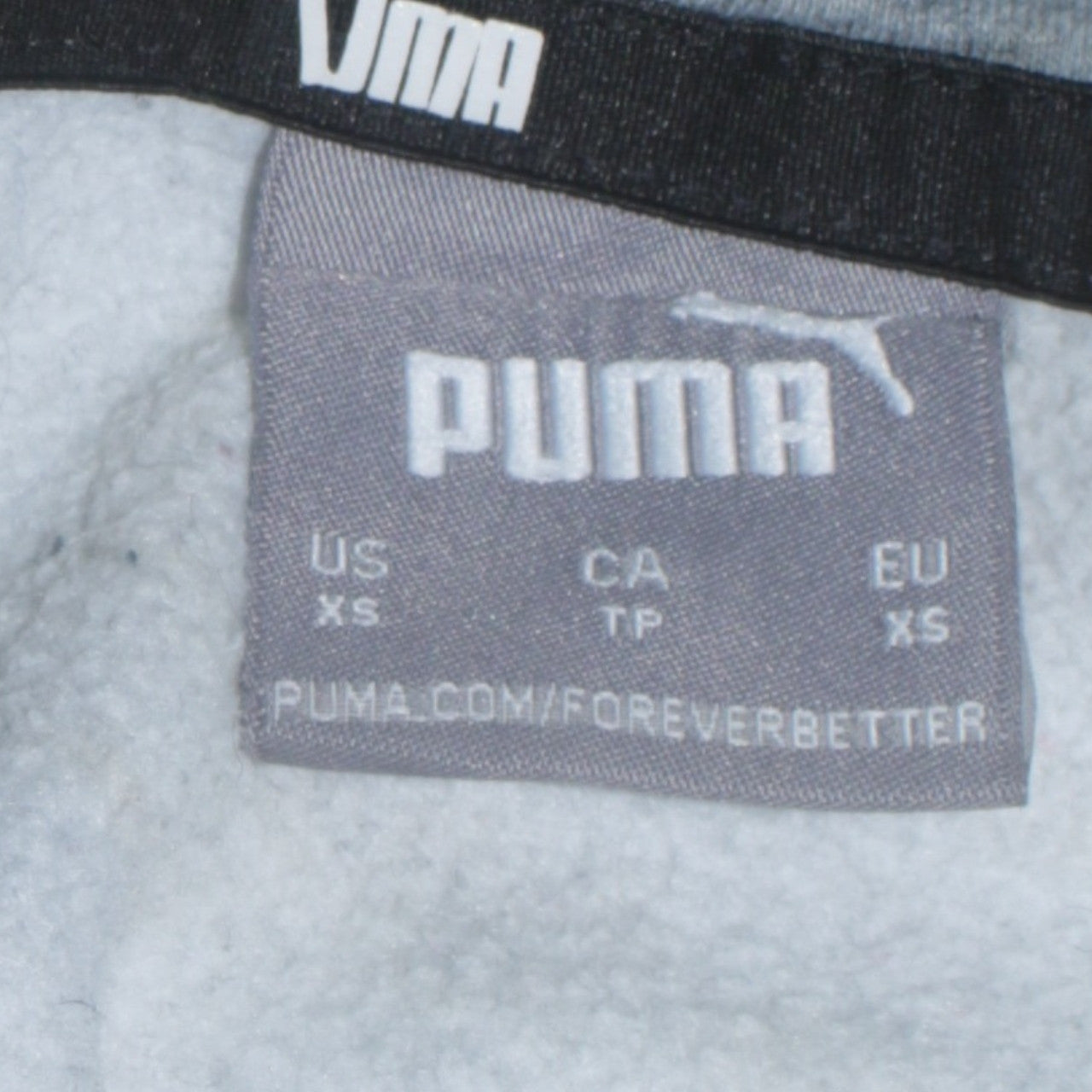 Puma Men's Grey XS Pullover Hoodie with Logo Front