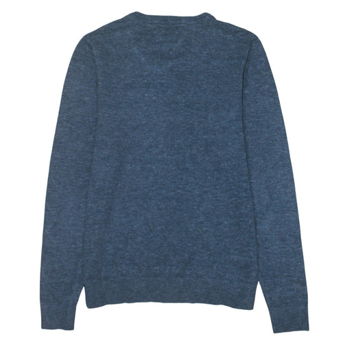 Hilfiger Denim Men's Blue L Pullover Crew Neck Sweatshirt