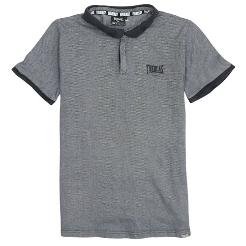 Everlast Men's Grey Short Sleeve Polo Shirt Size M Casual Sportswear