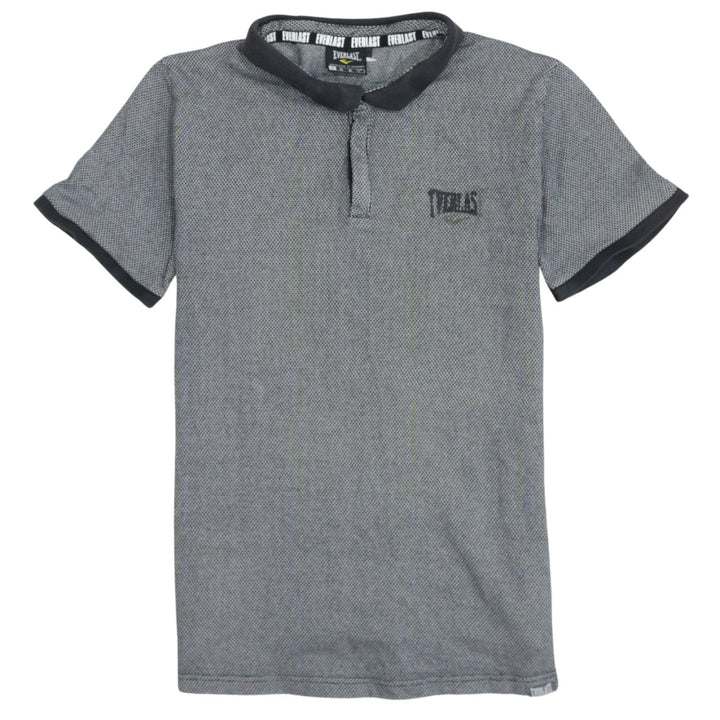 Everlast Men's Grey Short Sleeve Polo Shirt Size M Casual Sportswear