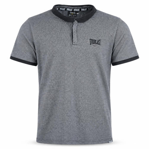 Everlast Men's Grey Short Sleeve Polo Shirt Size M Casual Sportswear