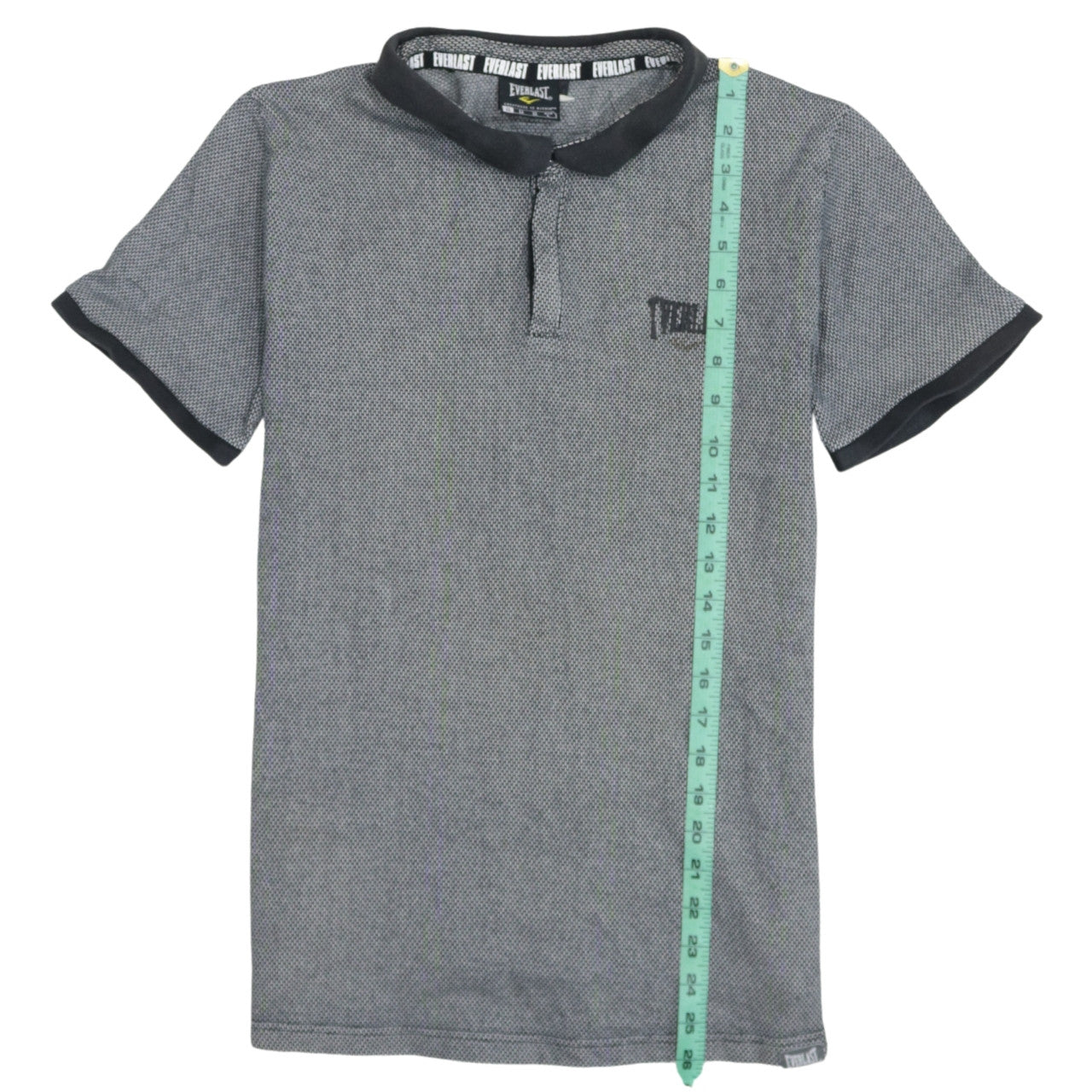 Everlast Men's Grey Short Sleeve Polo Shirt Size M Casual Sportswear