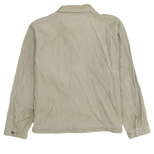 Denim Co Men's Beige Corduroy Jacket L Casual Classic