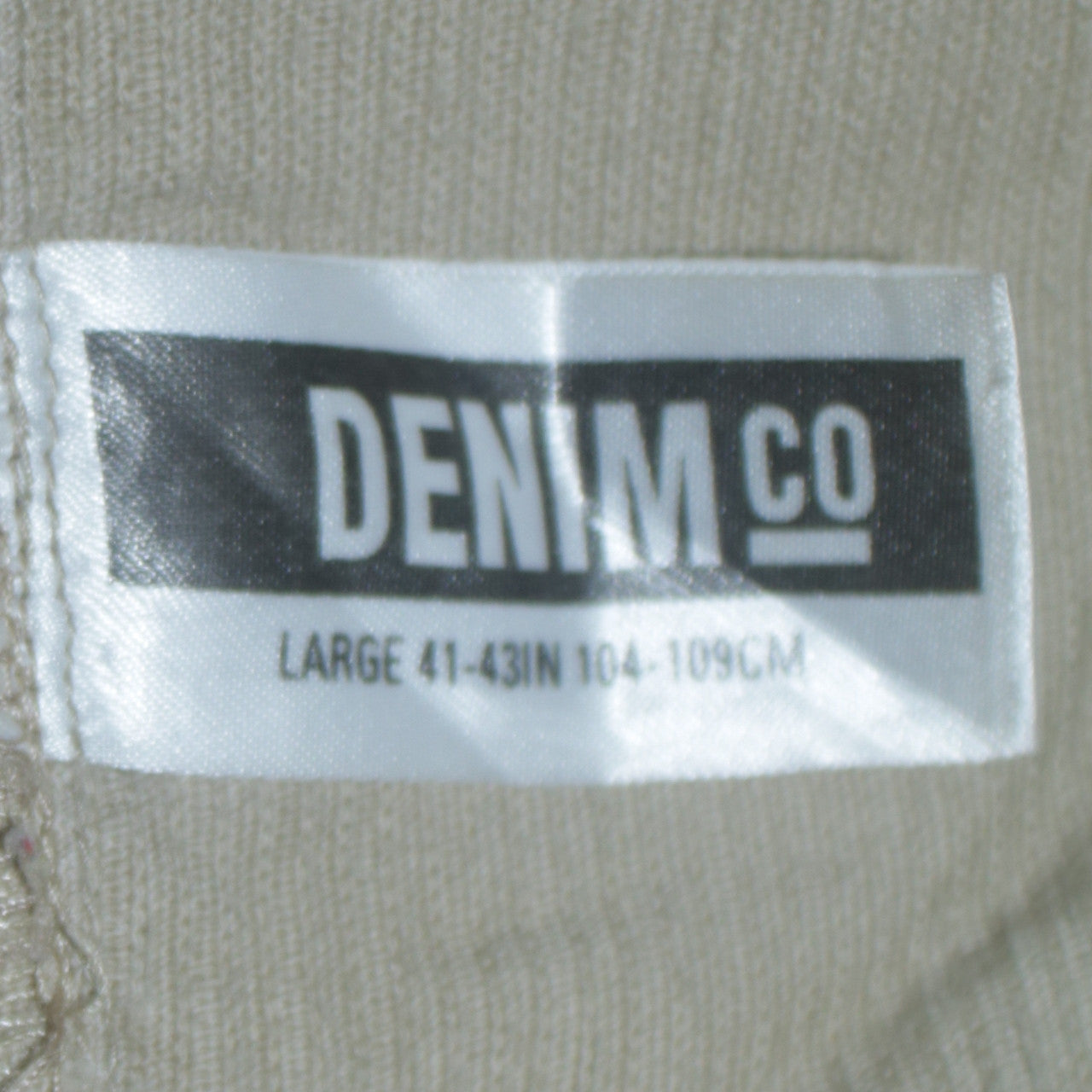 Denim Co Men's Beige Corduroy Jacket L Casual Classic