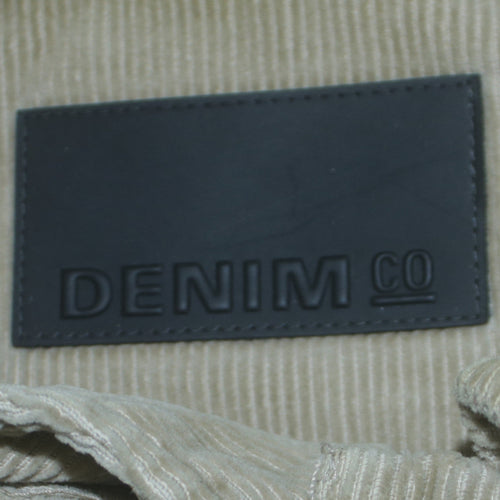 Denim Co Men's Beige Corduroy Jacket L Casual Classic