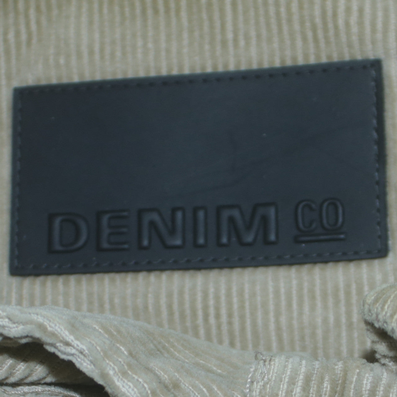 Denim Co Men's Beige Corduroy Jacket L Casual Classic