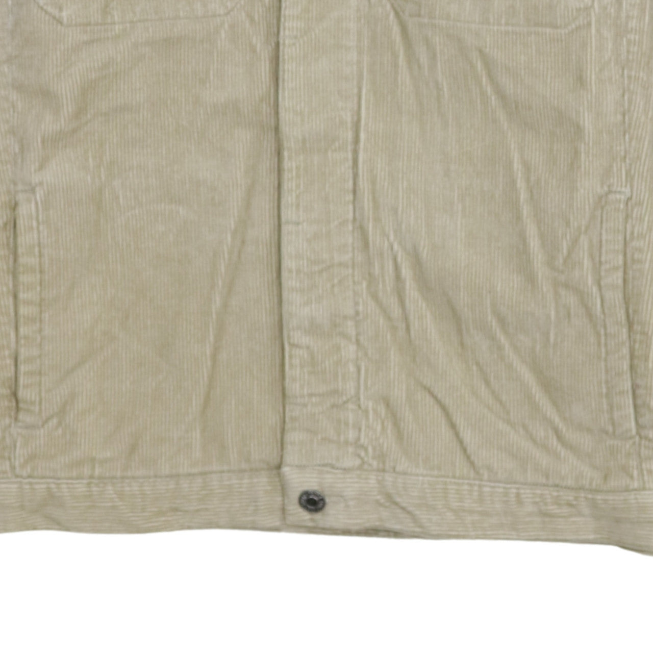 Denim Co Men's Beige Corduroy Jacket L Casual Classic