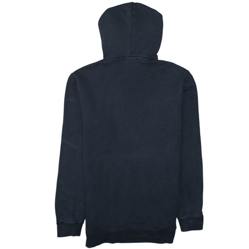 adidas Men’s Black Pullover Hoodie S Trefoil Graphic Fleece