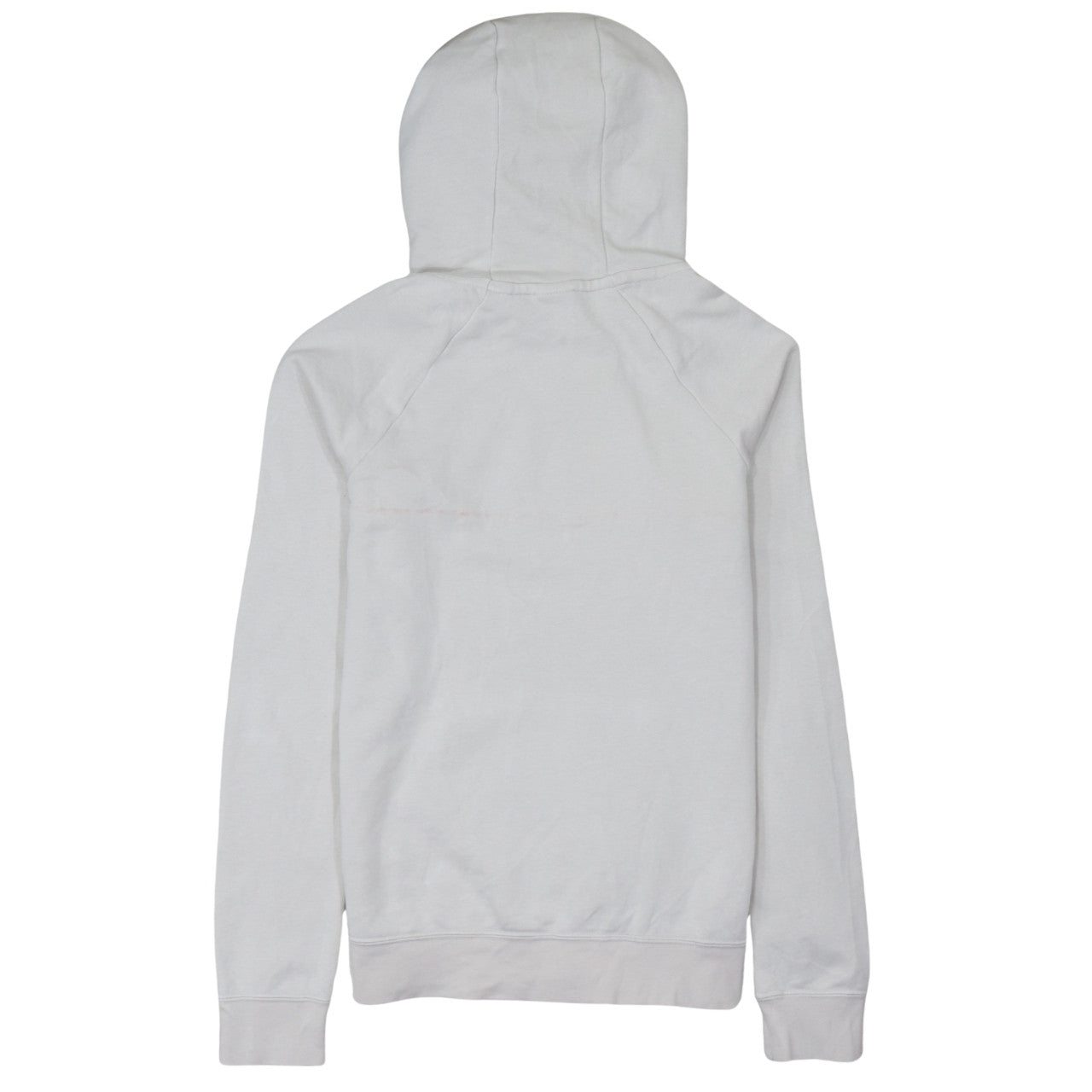 Nike Womens Beige XS Pullover Hoodie Cotton Blend Logo Sweatshirt