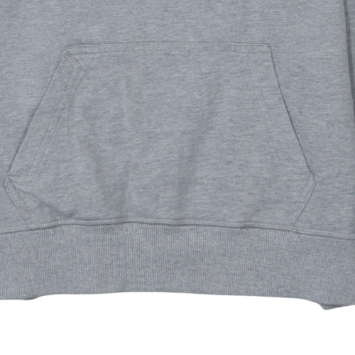 Converse Boys Grey Pullover Hoodie All Star Logo Long Sleeve Size M