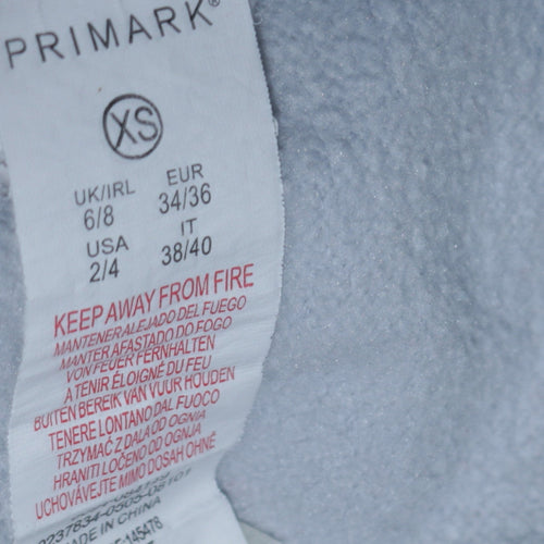 Primark Disney Women Blue XS Pullover Sweatshirt Stitch Christmas Design