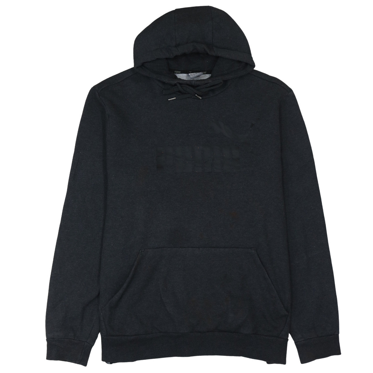 PUMA Men's Black 2XL Pullover Hoodie Fleece Sweatshirt