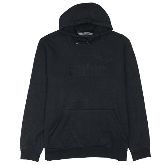 PUMA Men's Black 2XL Pullover Hoodie Fleece Sweatshirt