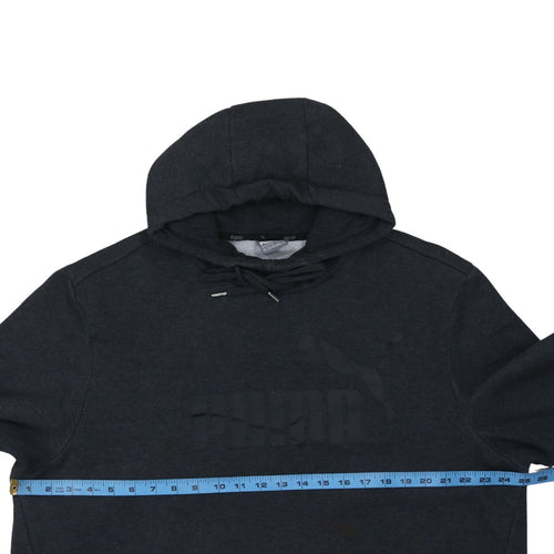 PUMA Men's Black 2XL Pullover Hoodie Fleece Sweatshirt