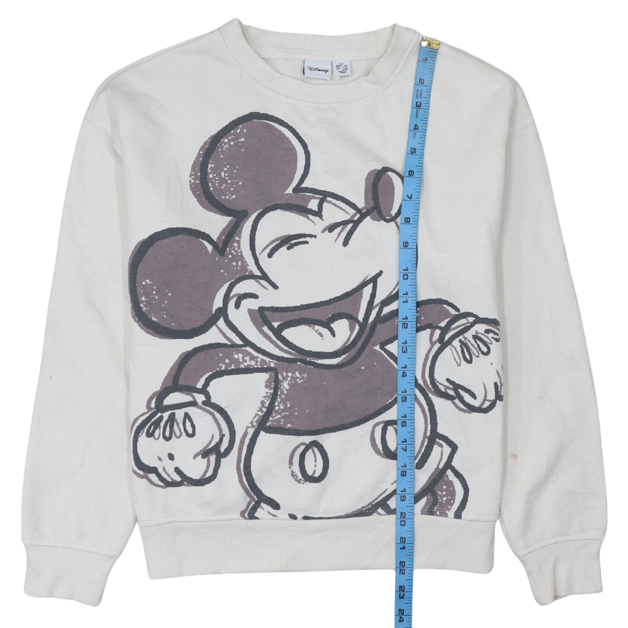 Disney x Primark Women’s White 2XS Mickey Mouse Pullover Sweatshirt