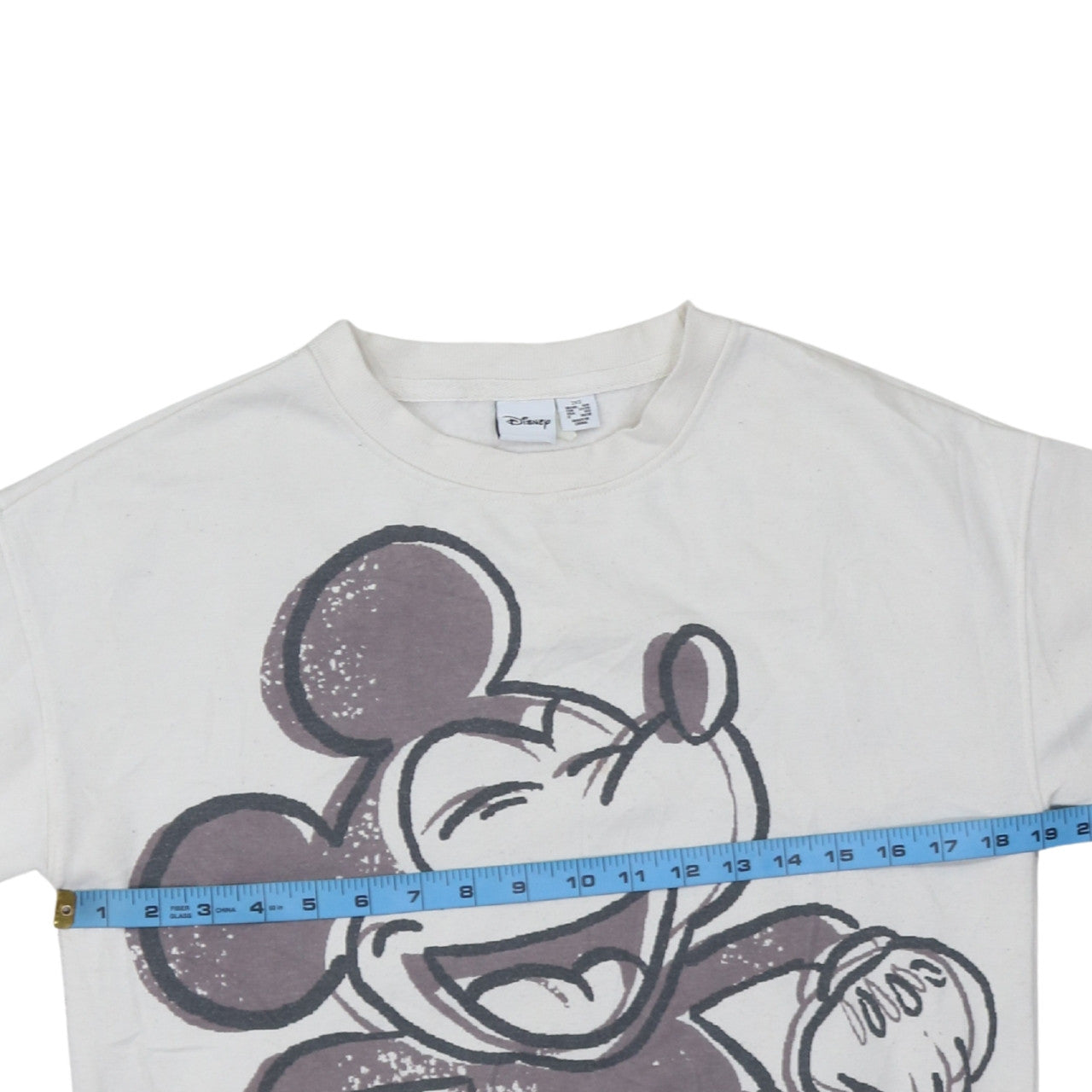 Disney x Primark Women’s White 2XS Mickey Mouse Pullover Sweatshirt