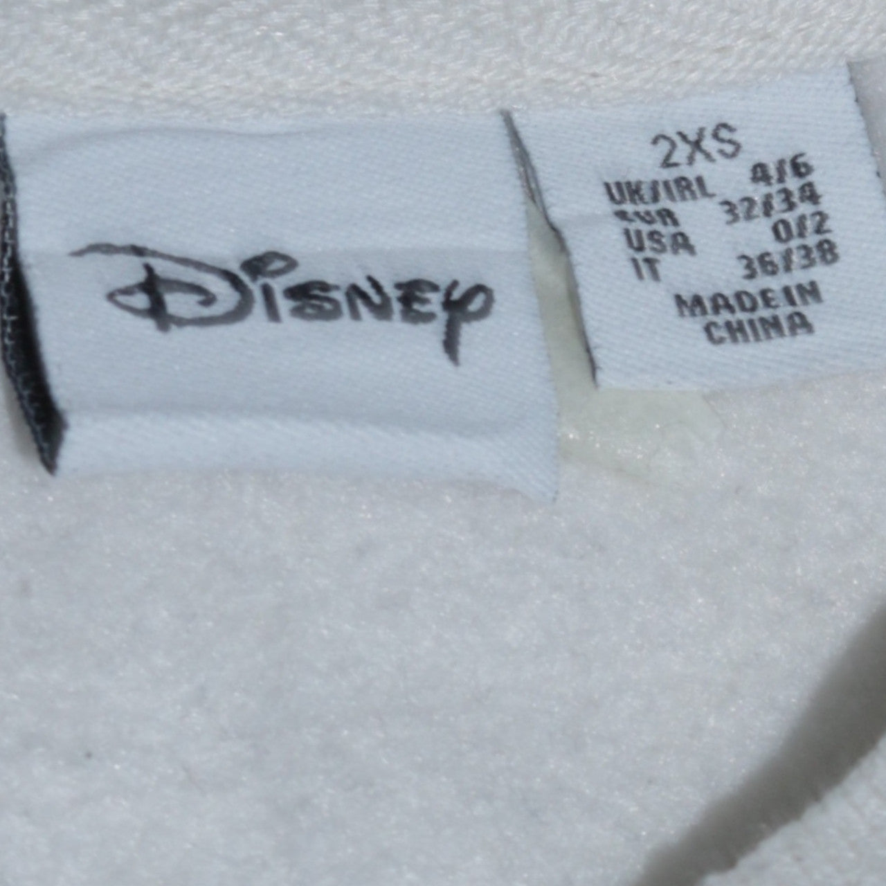 Disney x Primark Women’s White 2XS Mickey Mouse Pullover Sweatshirt