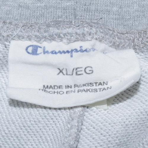 Champion Men's Grey XL Jogger Sweatpants Knit Cotton Blend
