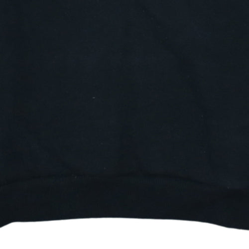 FILA Men's Blue Half Zip Hoodie Size S Logo Sportswear