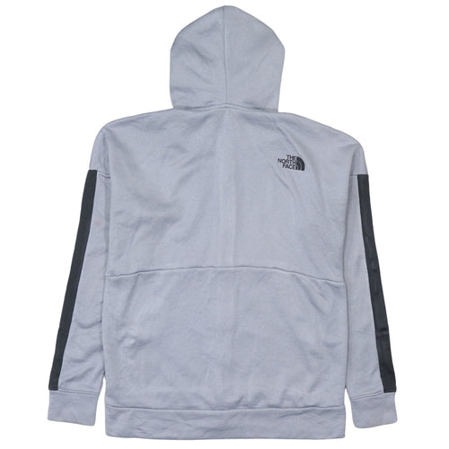 The North Face Womens Grey Full Zip Hoodie Size S Polyester Fleece