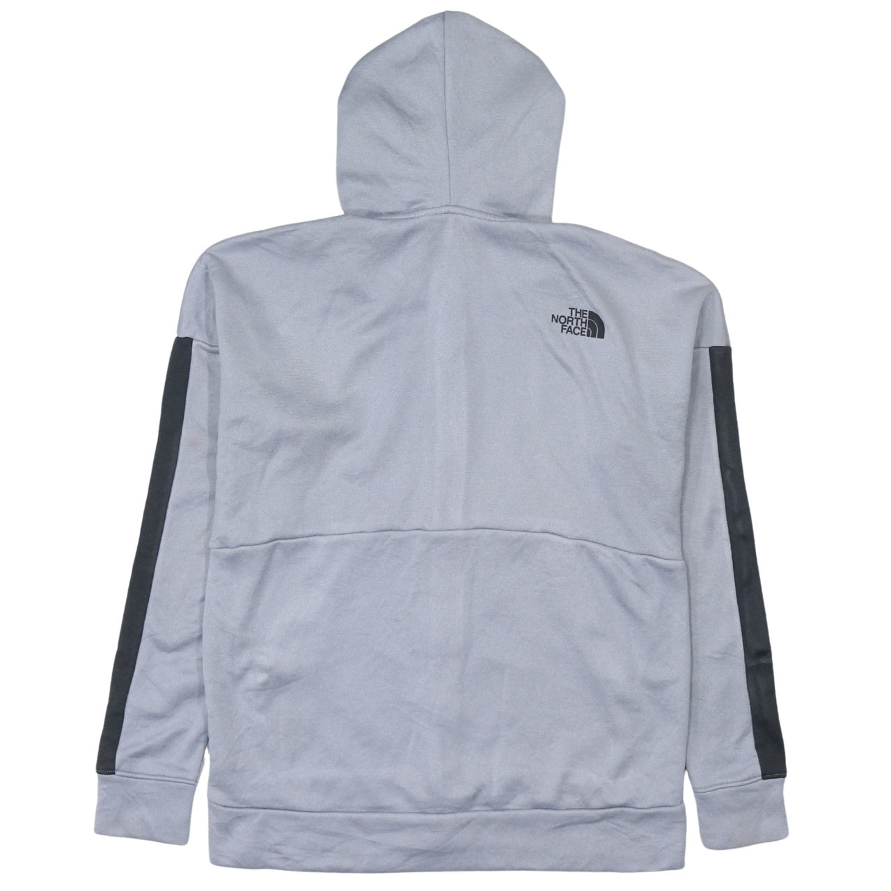 The North Face Womens Grey Full Zip Hoodie Size S Polyester Fleece