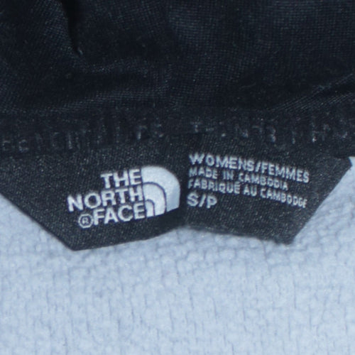 The North Face Womens Grey Full Zip Hoodie Size S Polyester Fleece