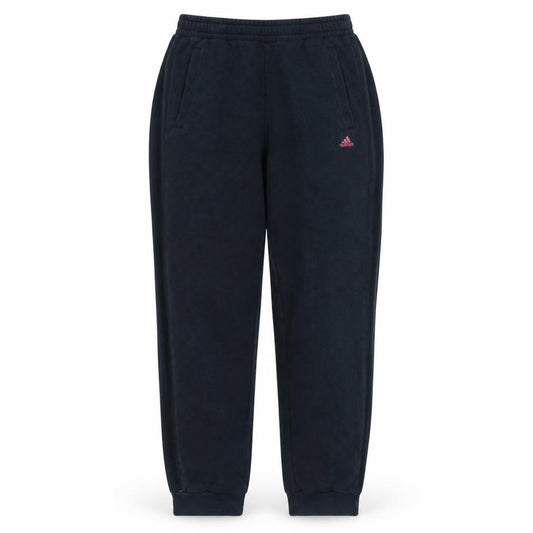 Adidas Women’s Black Joggers M Fleece Elastic Waist Athletic Trousers