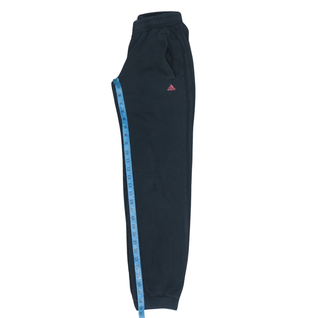 Adidas Women’s Black Joggers M Fleece Elastic Waist Athletic Trousers