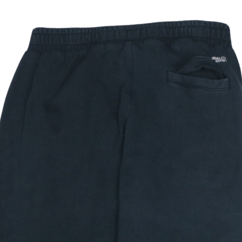 Adidas Women’s Black Joggers M Fleece Elastic Waist Athletic Trousers