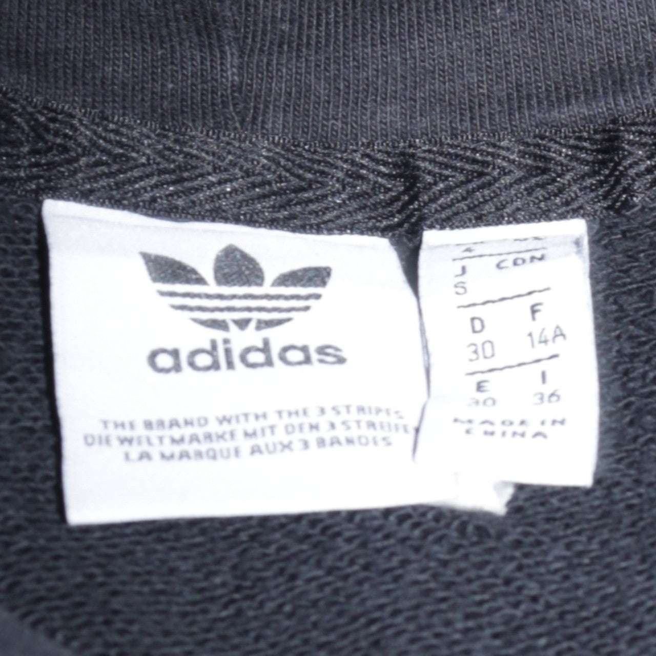 Adidas Women’s Black Pullover Hoodie Size 10 Logo Sleeve Casual