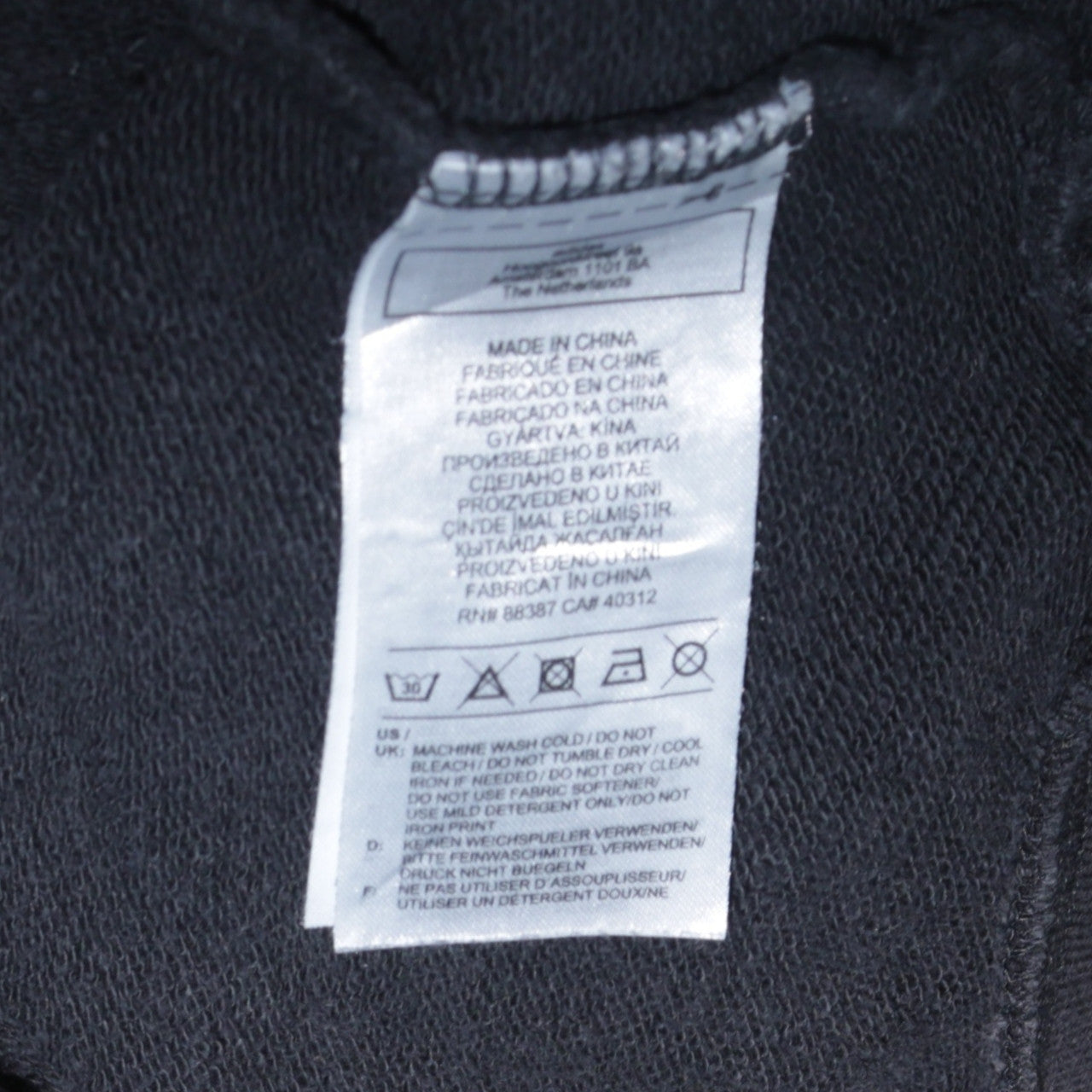 Adidas Women’s Black Pullover Hoodie Size 10 Logo Sleeve Casual