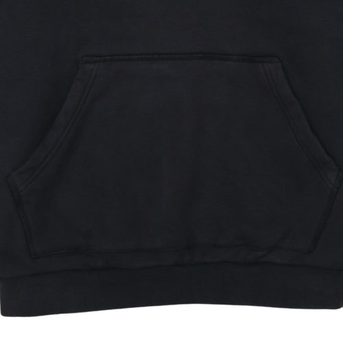 Adidas Women’s Black Pullover Hoodie Size 10 Logo Sleeve Casual