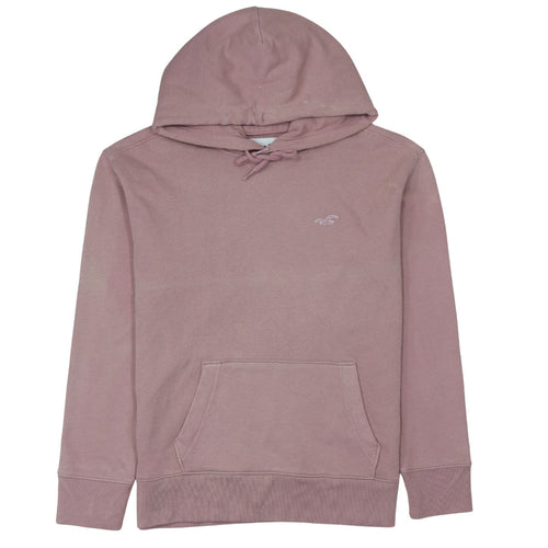 Hollister Women Pink XS Pullover Hoodie Cotton Blend Casual