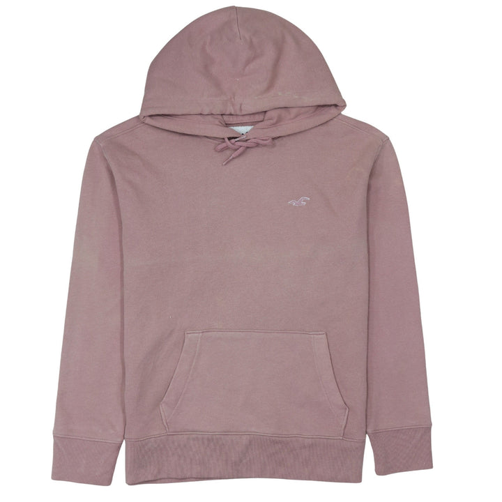 Hollister Women Pink XS Pullover Hoodie Cotton Blend Casual