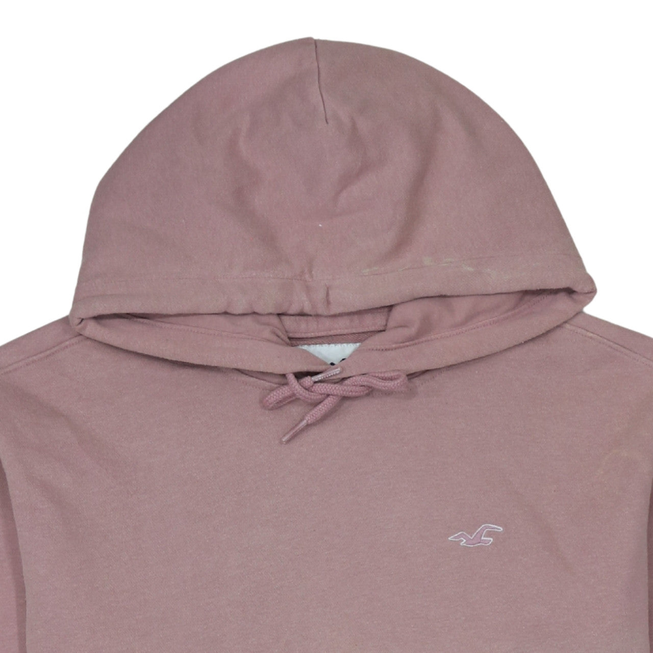 Hollister Women Pink XS Pullover Hoodie Cotton Blend Casual