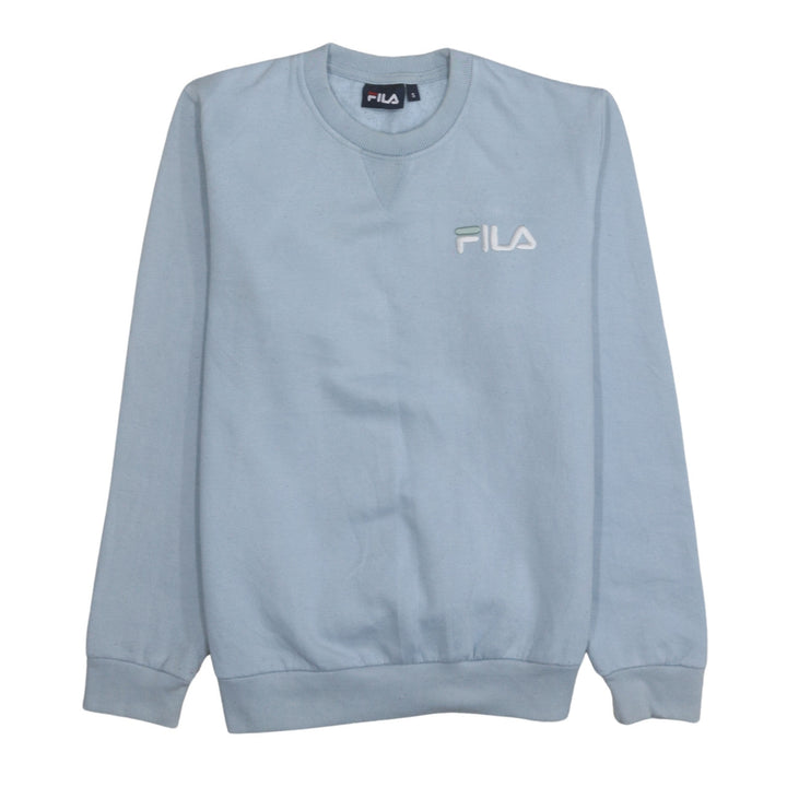 Fila Women's Blue Crew Neck Pullover Sweatshirt Size S