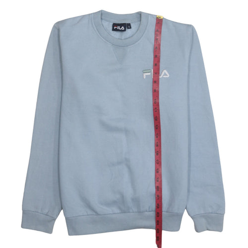 Fila Women's Blue Crew Neck Pullover Sweatshirt Size S