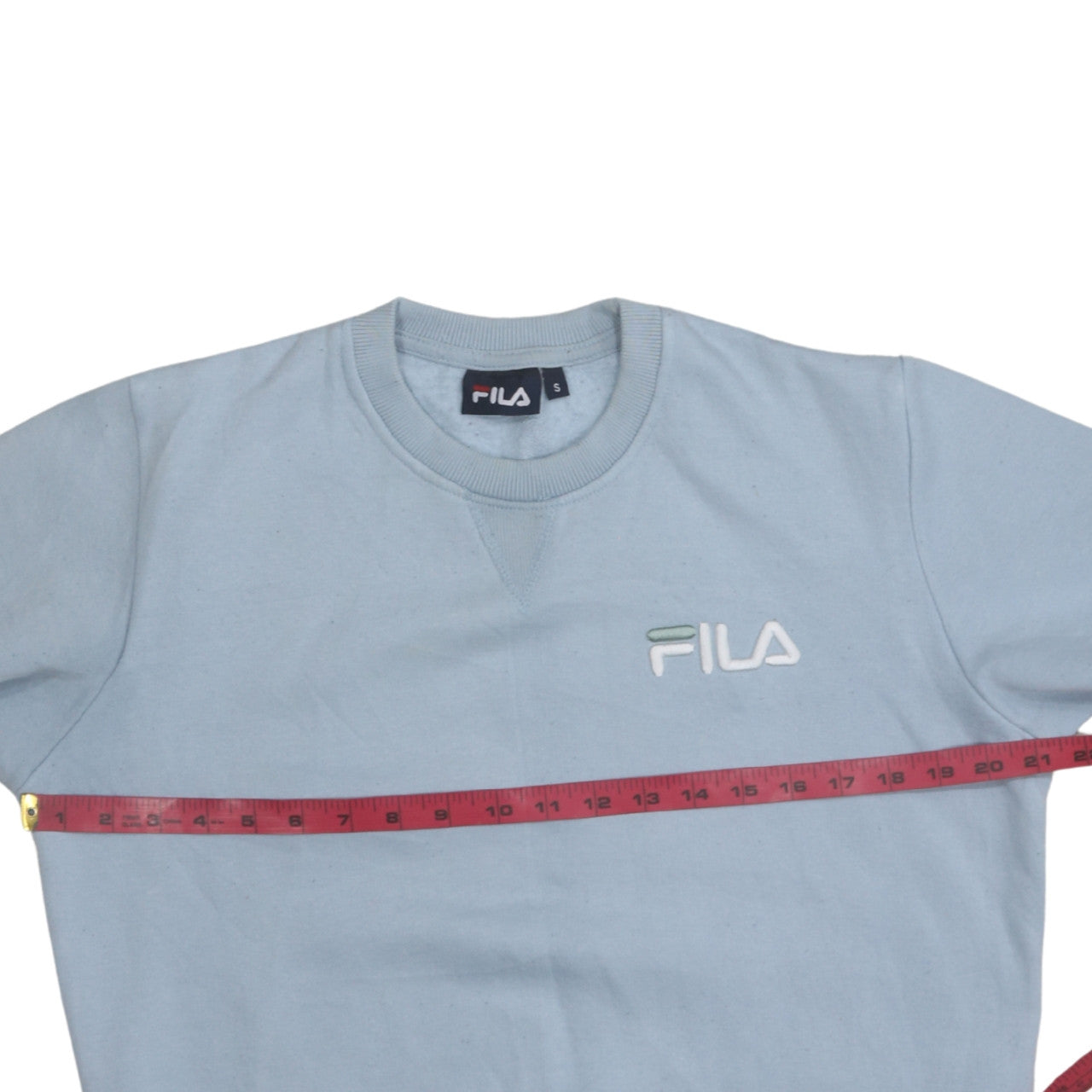 Fila Women's Blue Crew Neck Pullover Sweatshirt Size S