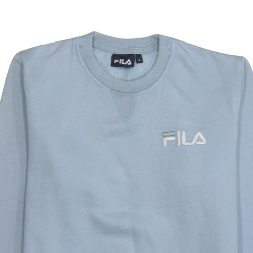 Fila Women's Blue Crew Neck Pullover Sweatshirt Size S