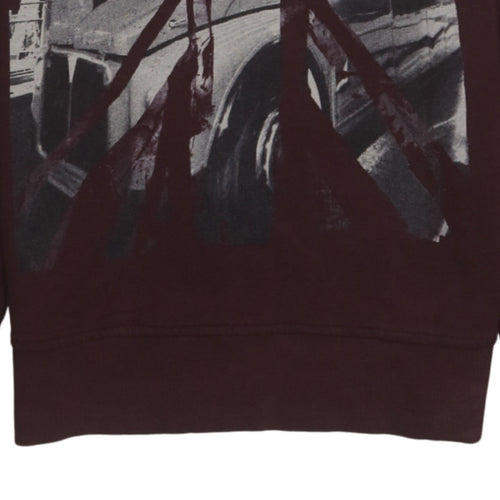 Cedar Wood State Men's Brown XS London Graphic Print Sweatshirt