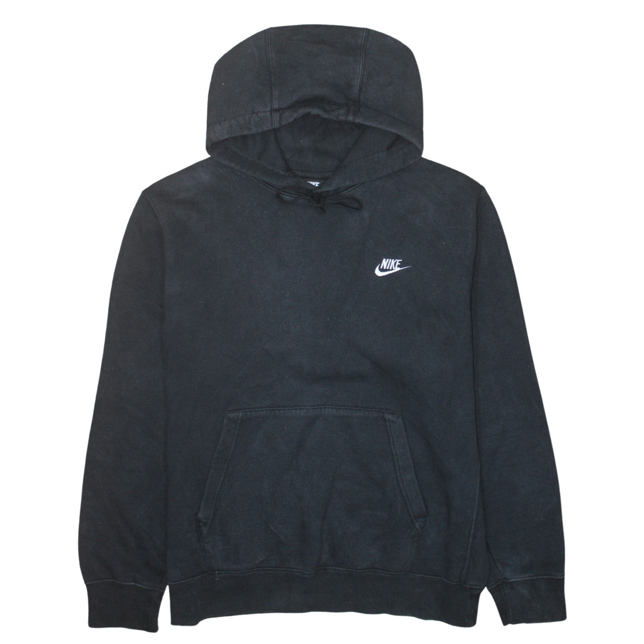 Nike Men’s Black Pullover Hoodie Fleece Regular Fit Size M