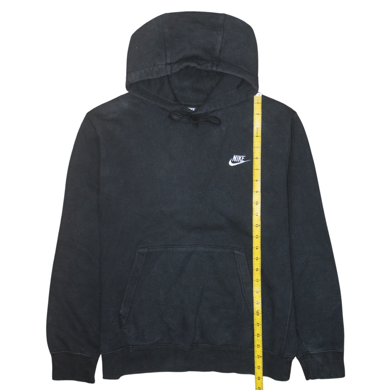 Nike Men’s Black Pullover Hoodie Fleece Regular Fit Size M