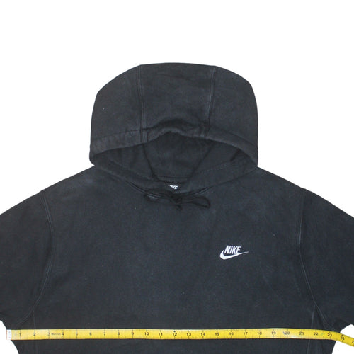 Nike Men’s Black Pullover Hoodie Fleece Regular Fit Size M