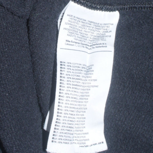 Nike Men's Black Crew Neck Logo Sweatshirt Size M